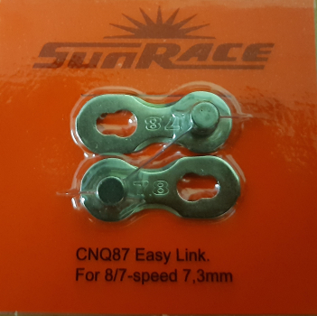 Kettenschloss 6/7/8fach Sunrace 7,3mm CNQ87 Easy Link